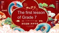 开学第一课 蛇年大吉课件人教版（2024）英语七年级下册