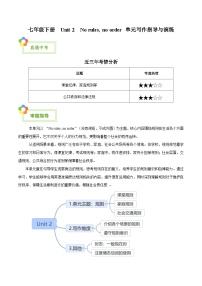 人教版（2024）七年级下册（2024）Unit 2 No Rules, No Order测试题