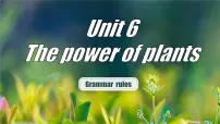 初中英语外研版（2024）七年级上册（2024）Unit 6 The power of plants优质ppt课件