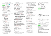 新目标八年级上册英语Unit2重点词汇、词形变换、重点句子晨读晚默练习