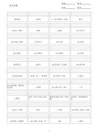 25春人教版英语七年级下册单词短语句子默写unit3 汉译英-框框