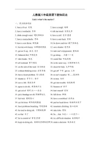 人教版八年级英语下册【八下英语】知识点