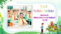 人教版（2024）七年级下册（2024）Unit 2 No Rules, No Order教案配套课件ppt