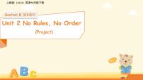 初中英语人教版（2024）七年级下册（2024）Unit 2 No Rules, No Order说课课件ppt