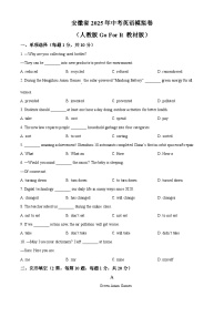 2025年安徽省中考模拟英语试题（原卷版+解析版）