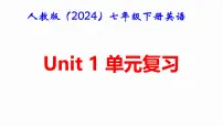 初中英语人教版（2024）七年级下册（2024）Unit 1 Animal friends复习课件ppt