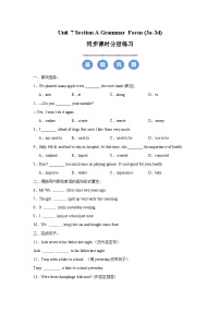 人教版（2024）七年级下册（2024）Unit 7 A Day to Remember精品课时练习