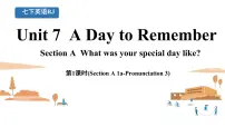 初中英语人教版（2024）七年级下册（2024）Unit 7 A Day to Remember教课内容ppt课件