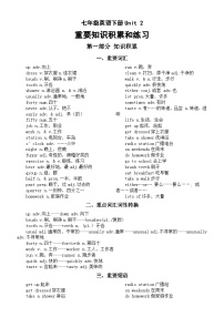 人教版（2024）七年级下册（2024）Unit 2 No Rules, No Order练习题
