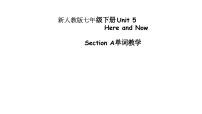 初中英语人教版（2024）七年级下册（2024）Unit 5 Here and Now授课ppt课件
