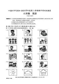 贵州市六盘水市2024-2025学年下学期期中测试八年级英语试卷