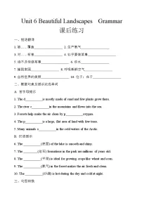 英语七年级下册（2024）Module 2 A wonderful worldUnit 6 Beautiful landscapes优秀同步训练题