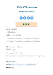 初中英语沪教牛津版（2024）七年级上册（2024）Section 2 Exploring and applying rules (Grammar)优秀课堂检测