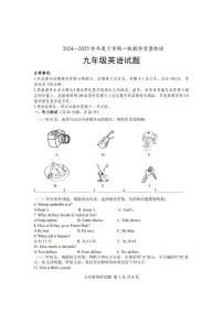 2025年山东省临沂市莒南县九年级中考一模英语试题（中考模拟）