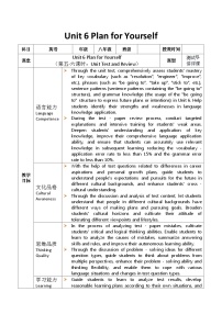 人教版（2024）八年级上册（2024）3a-3c精品表格教学设计