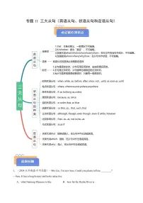 查漏知识 专题11 三大从句（思维导图+解题必备+易混易错）试卷（原卷+解析）-2025年中考英语冲刺抢押秘籍（全国通用）