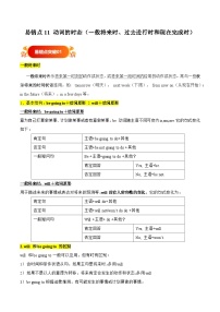 备战2025年中考英语考试易错题(全国通用)易错点11动词的时态(一般将来时、过去进行时和现在完成时)(学生版+解析)特训