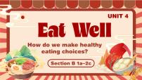 初中人教版（2024）Unit 4 Eat Well教学课件ppt
