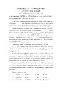 广东省深圳市红岭教育集团+2024-2025学年九年级上学期期中考试英语试卷