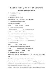 湖北省硚口（经开）区2023-2024学年七年级下学期期中学业质量检测英语英语试卷