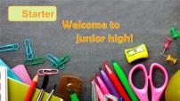 外研版（2024）七年级上册（2024）Starter Welcome to junior high优质课件ppt