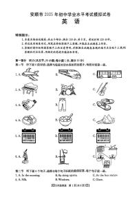 2025年贵州省安顺市九年级下学期三模英语试题（中考模拟）