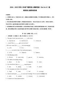 （期末培优卷）期末核心素养培优卷-2024 - 2025学年八年级下册英语人教新目标（Go for it）版（含答案解析）
