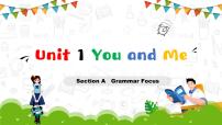 初中英语人教版（2024）七年级上册（2024）Unit 1 You and Me Section A一等奖ppt课件