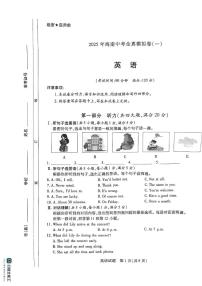 2025年海南中考模拟（一)英语试题（中考模拟）
