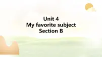 初中英语Unit 2 We're Family! Section B图片ppt课件