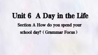初中英语人教版（2024）七年级上册（2024）Unit 6 A Day in the Life Section A课前预习ppt课件