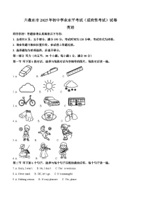 2025年贵州省六盘水市中考二模英语试题（中考模拟）