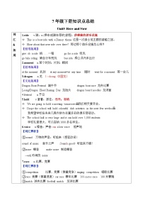英语七年级下册（2024）Unit 5 Here and Now达标测试