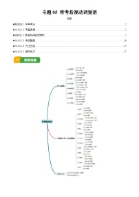 2025年中考英语专项复习讲义专题05 常考易混动词短语(原卷版)