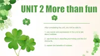 英语七年级上册（2024）Unit 2 More than fun图文ppt课件