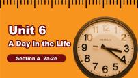 初中英语人教版（2024）七年级上册（2024）Unit 6 A Day in the Life Section A教案配套课件ppt
