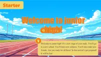 外研版（2024）七年级上册（2024）Starter Welcome to junior high课前预习课件ppt