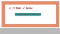 初中英语人教版（2024）七年级下册（2024）Unit 6 Rain or Shine课文配套课件ppt