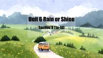 英语七年级下册（2024）Unit 6 Rain or Shine背景图ppt课件