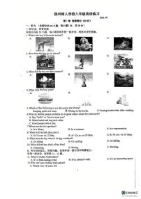 江苏省扬州树人学校九龙湖校区2024-2025学年八年级下学期第二次月考练习英语试卷