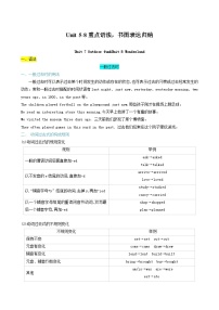 译林版2025年七年级英语下学期期末总复习(知识梳理)考点清单02Unit5-8重点语法，书面表达归纳(学生版+解析)