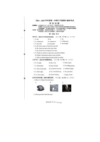 河北省保定市清苑区2024-2025学年九年级上学期11月期中英语试题