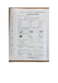 河北省沧州市沧县2024-2025学年冀教版七年级上学期期末教学质量评估英语试题