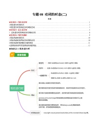 专题08 动词时态02（现在进行时、过去进行时、现在完成时）-2025年中考英语三轮冲刺复习试题（含答案）