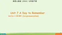 英语人教版（2024）Unit 7 A Day to Remember课前预习ppt课件