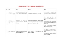 初中英语牛津译林版（2024）七年级上册（2024）Module 2 Colourful lifeUnit 8 Let's celebrate!精品学案
