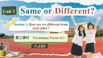 初中英语人教版（2024）八年级上册（2024）Grammar Focus评课课件ppt