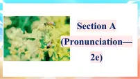初中英语人教版（2024）八年级上册（2024）Pronunciation图片课件ppt