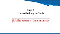 初中英语人教版（2024）九年级全册Unit 8 It must belong to Carla. Section B教学演示ppt课件