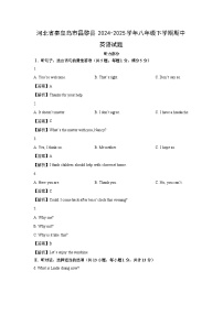 河北省秦皇岛市昌黎县2024-2025学年八年级下学期期中 (解析版)英语试卷